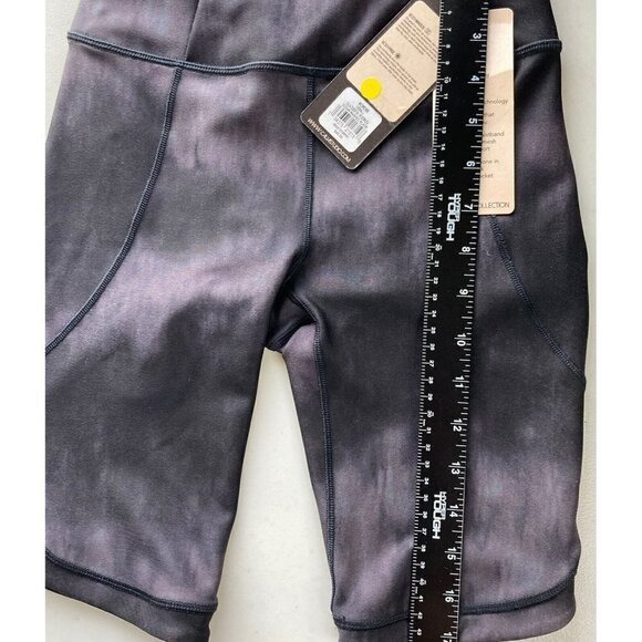 Calia Women’s Essential High Rise Bermuda Bike Shorts Ocean Washed Black X Small - Picture 8 of 12